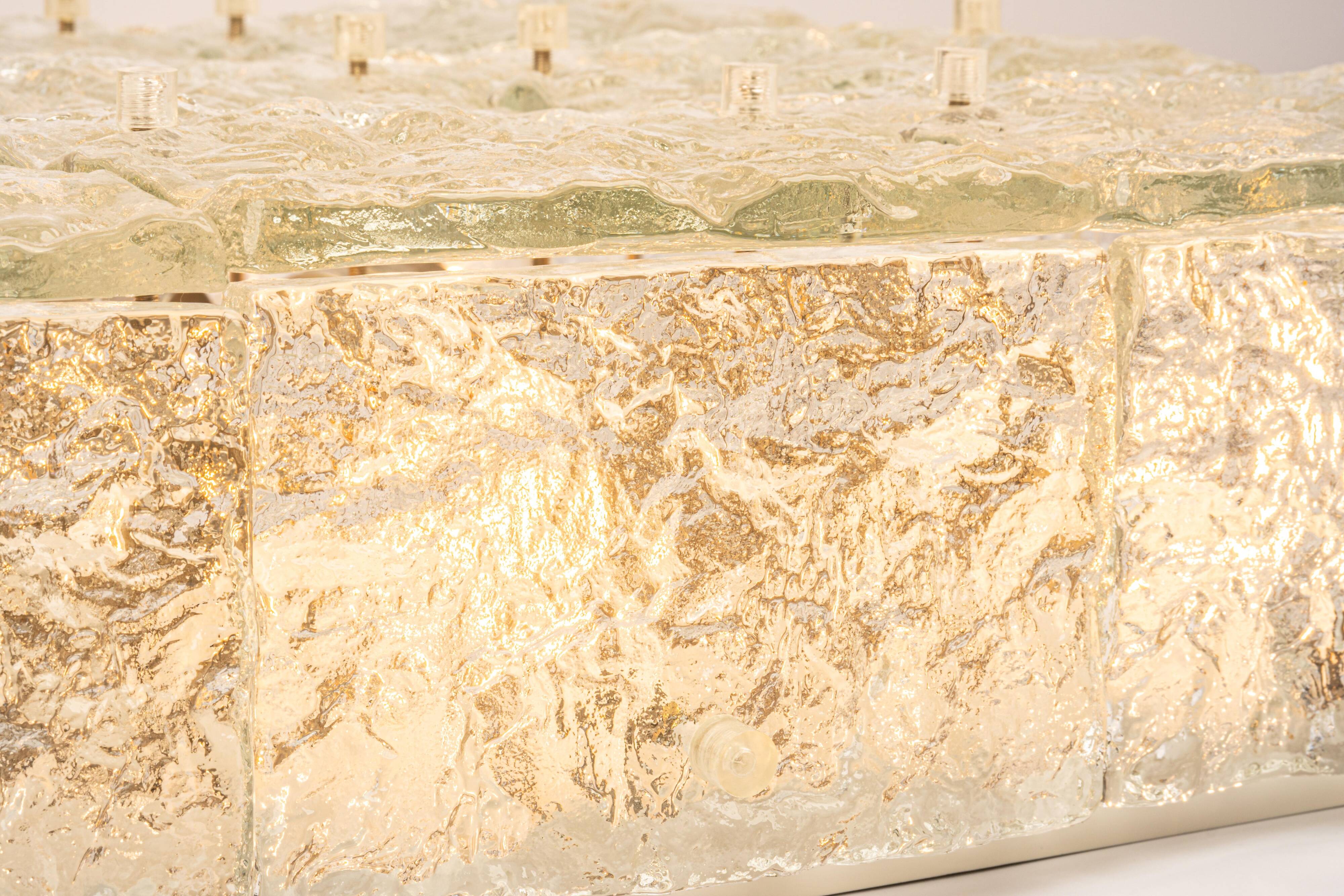 Murano glass ceiling lights by Kalmar, Austria, 1960s