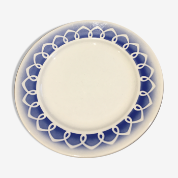 Blue frieze plate