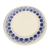 Assiette frise bleue