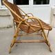 Vintage rattan bench