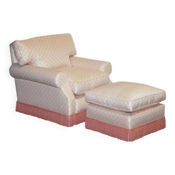 Set de Fauteuil et Ottomane de Maison de Campagne, Angleterre