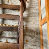 Wicker chair folk art