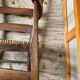 Fauteuil en paille art populaire