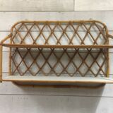 Rattan shelf