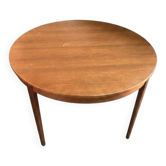 Table ronde extensible en teck par Bertil Fridhagen pour Bodafors
