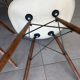 Ecru Eames chairs