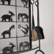 Atelier Marolles Wrought Iron Animal Fire Screen 1950s