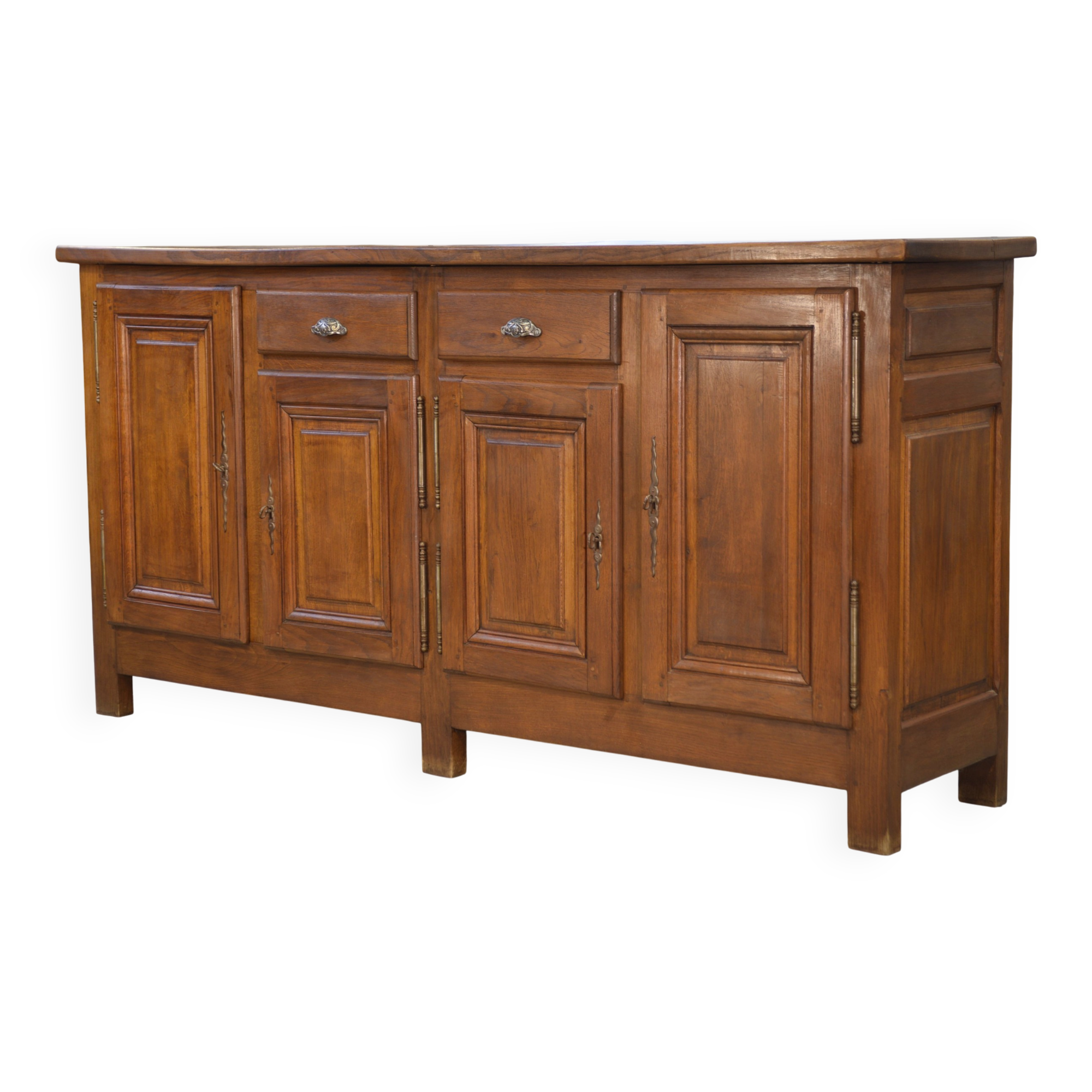 Rustic oak sideboard from the 1950s.
