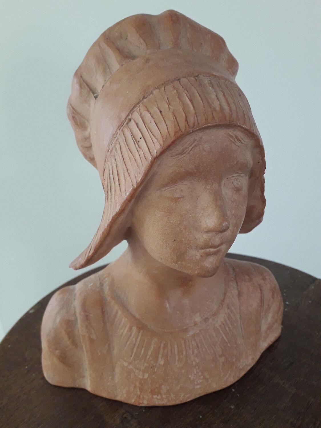 Young Breton statue of F Rozet