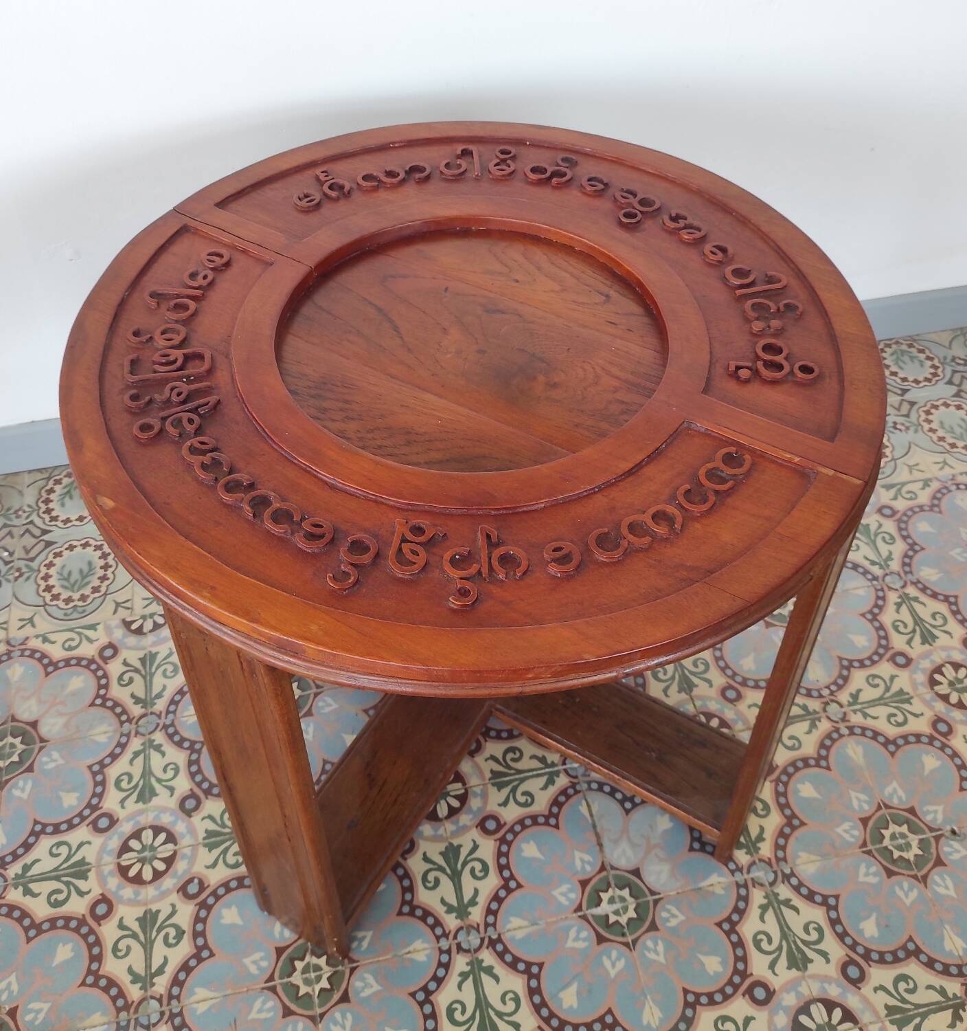 Burmese teak garden furniture