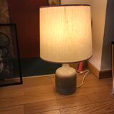 Lampe en céramique grès vintage