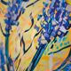 Affiche illustration abstrait fleurs
