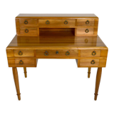 Art Deco walnut desk, France, circa 1940