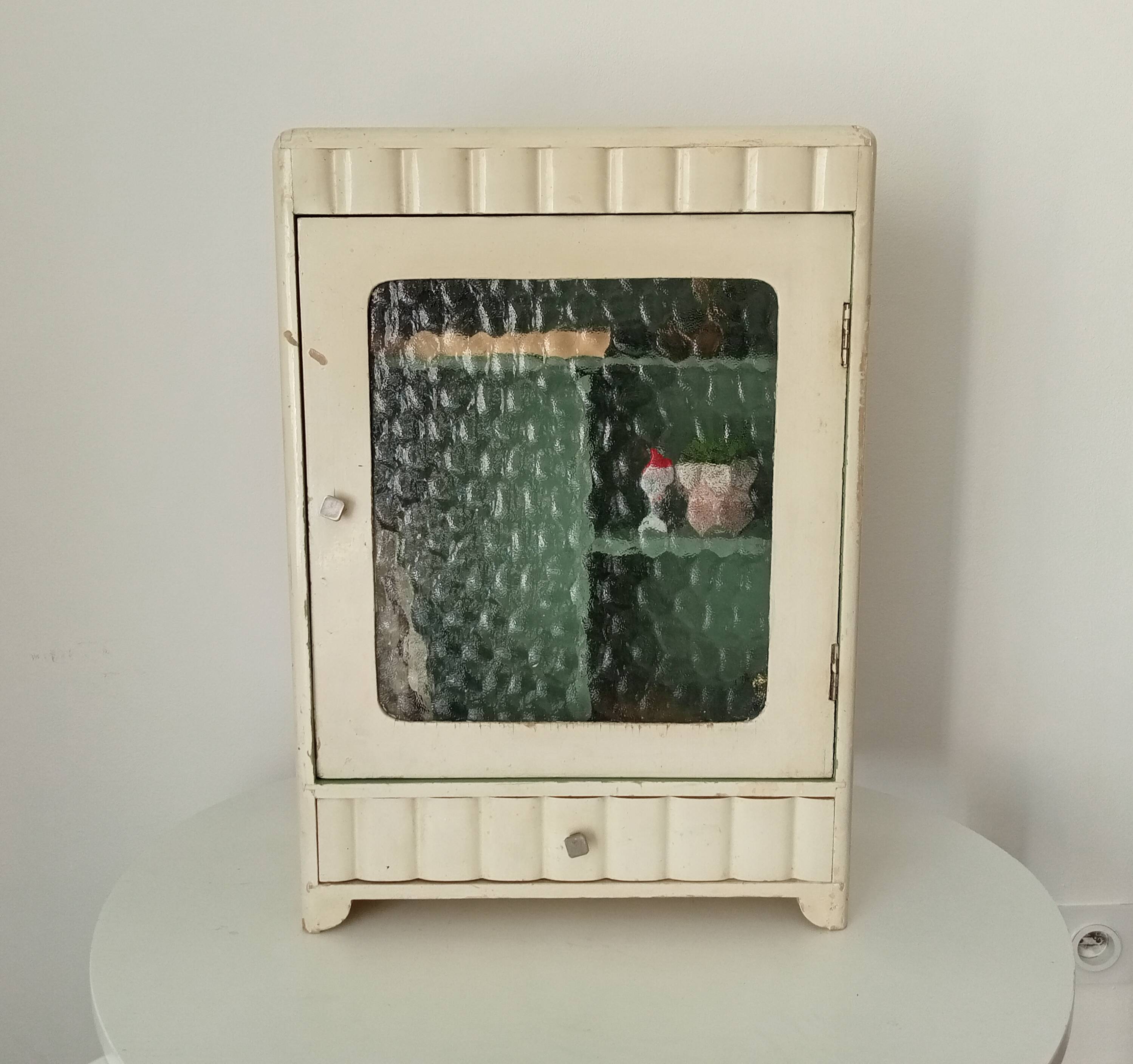 1950s art deco bathroom cabinet