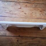 White porcelain wall shelf