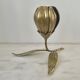 Ashtray "flower" brass 1970