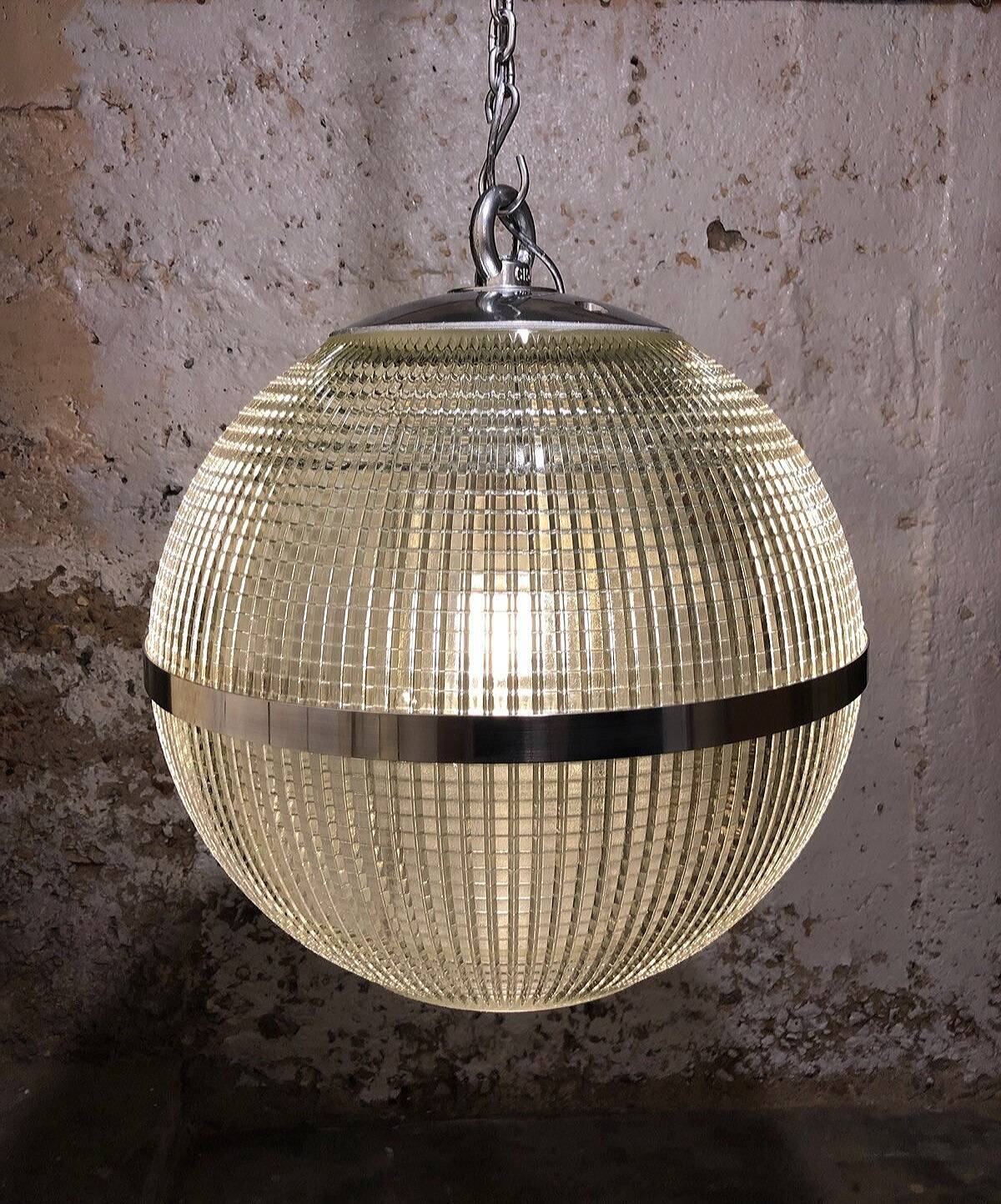 Aluminium holophane pendant light