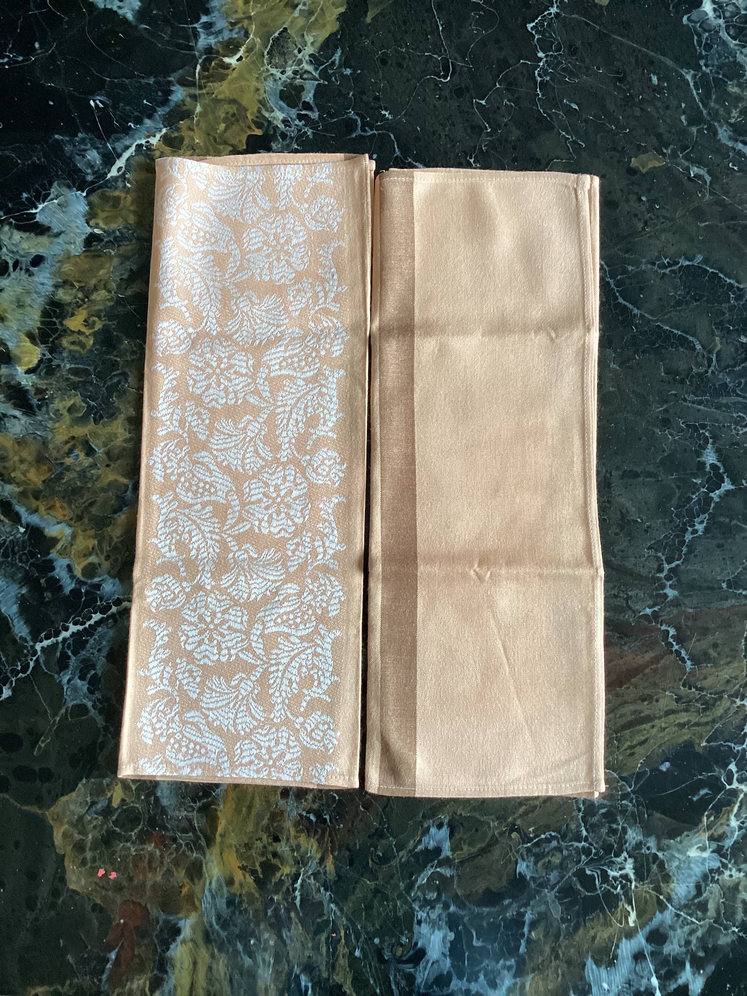 Set of twelve cotton / linen vintage towels