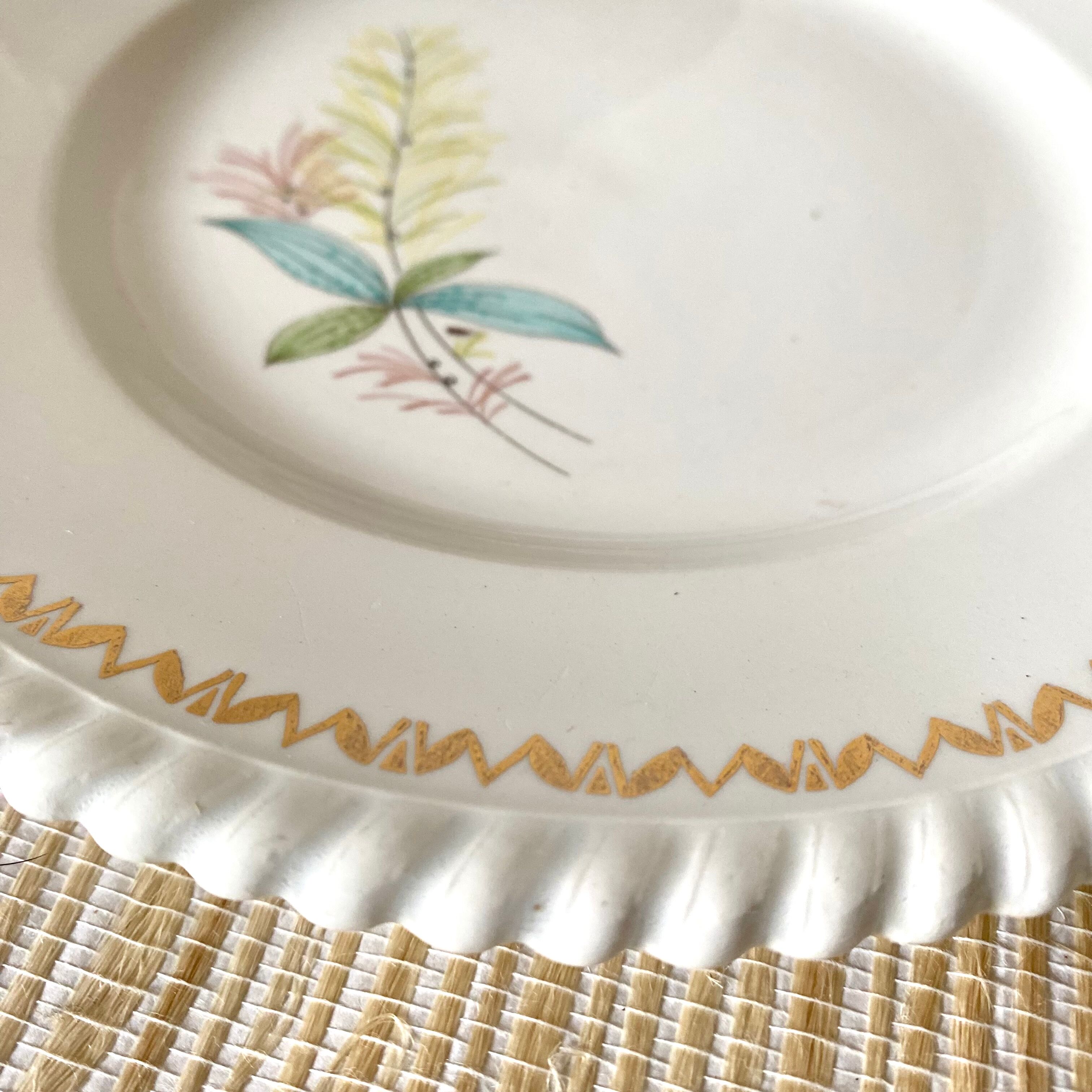 Vintage dessert plates