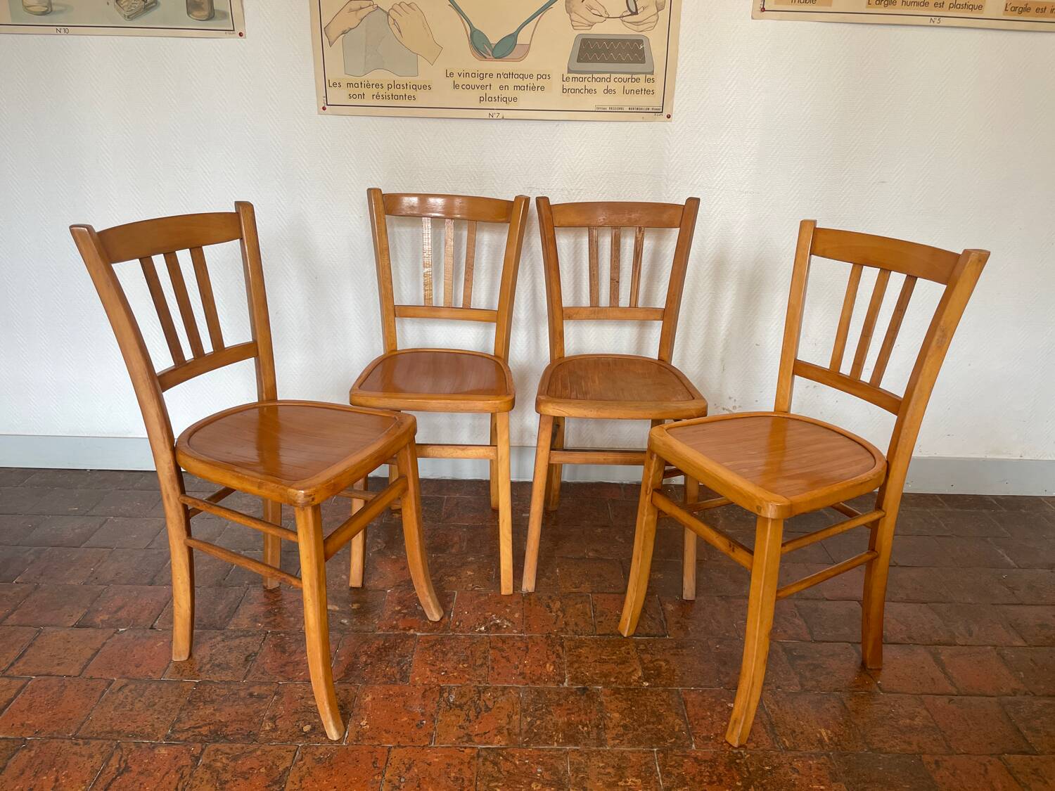 4 chaises de bistrot Luterma