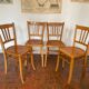 4 chaises de bistrot Luterma