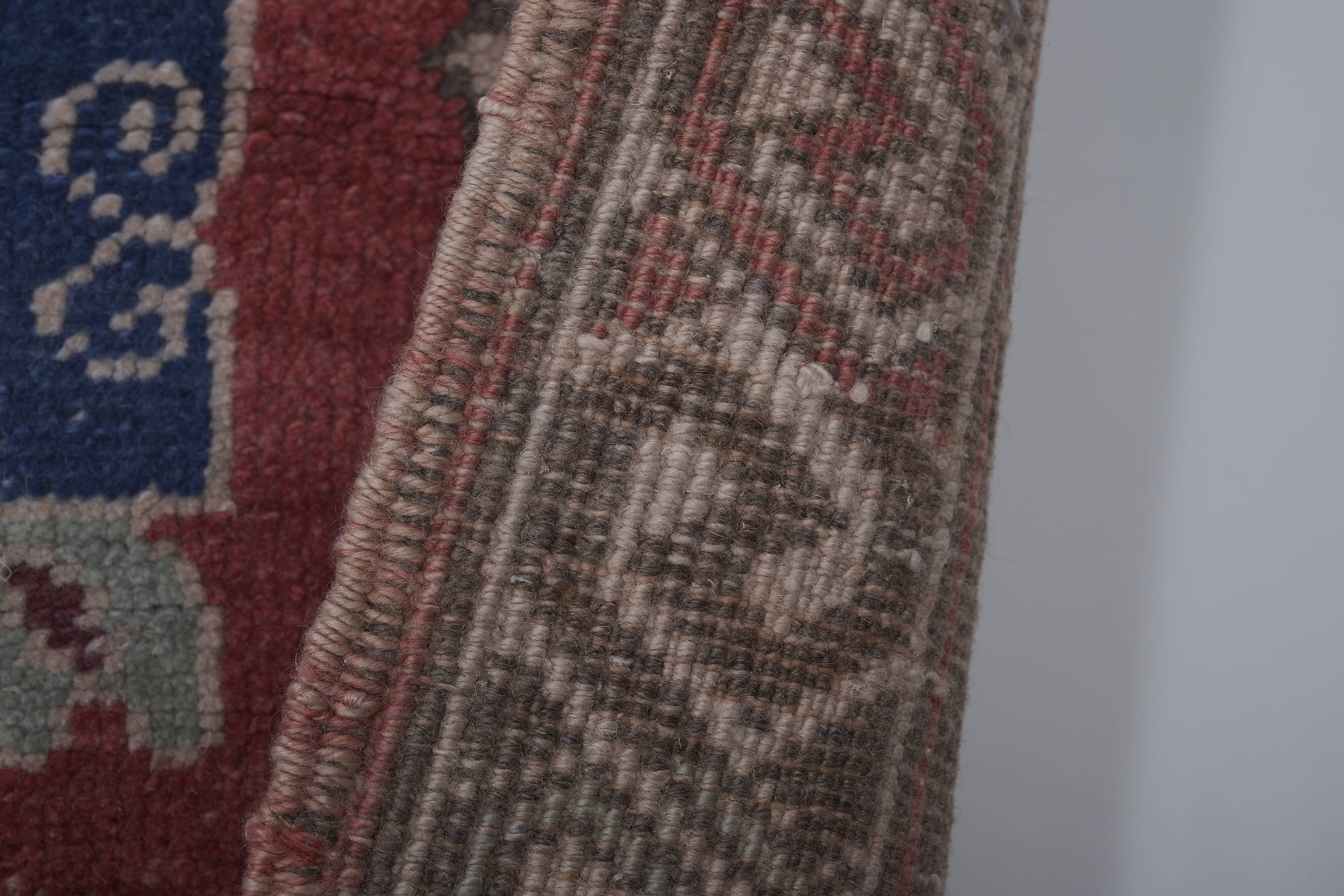 Vintage Turkish Oushak Rug Handwoven 84x220 cm