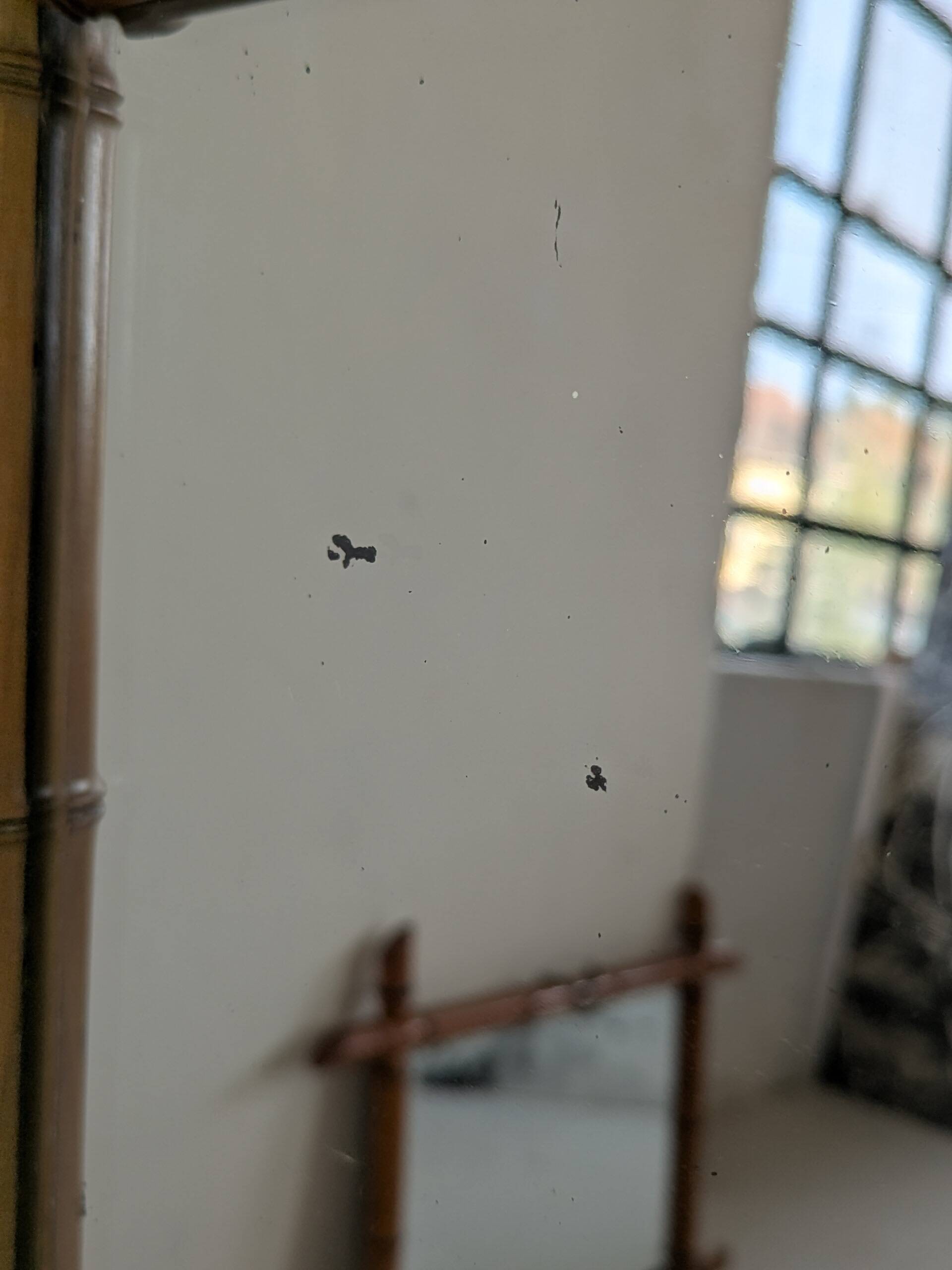 3 bamboo-look mirrors