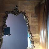 Large bronze mirror 80x55cm