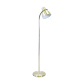 Gold metal articulated lamppost