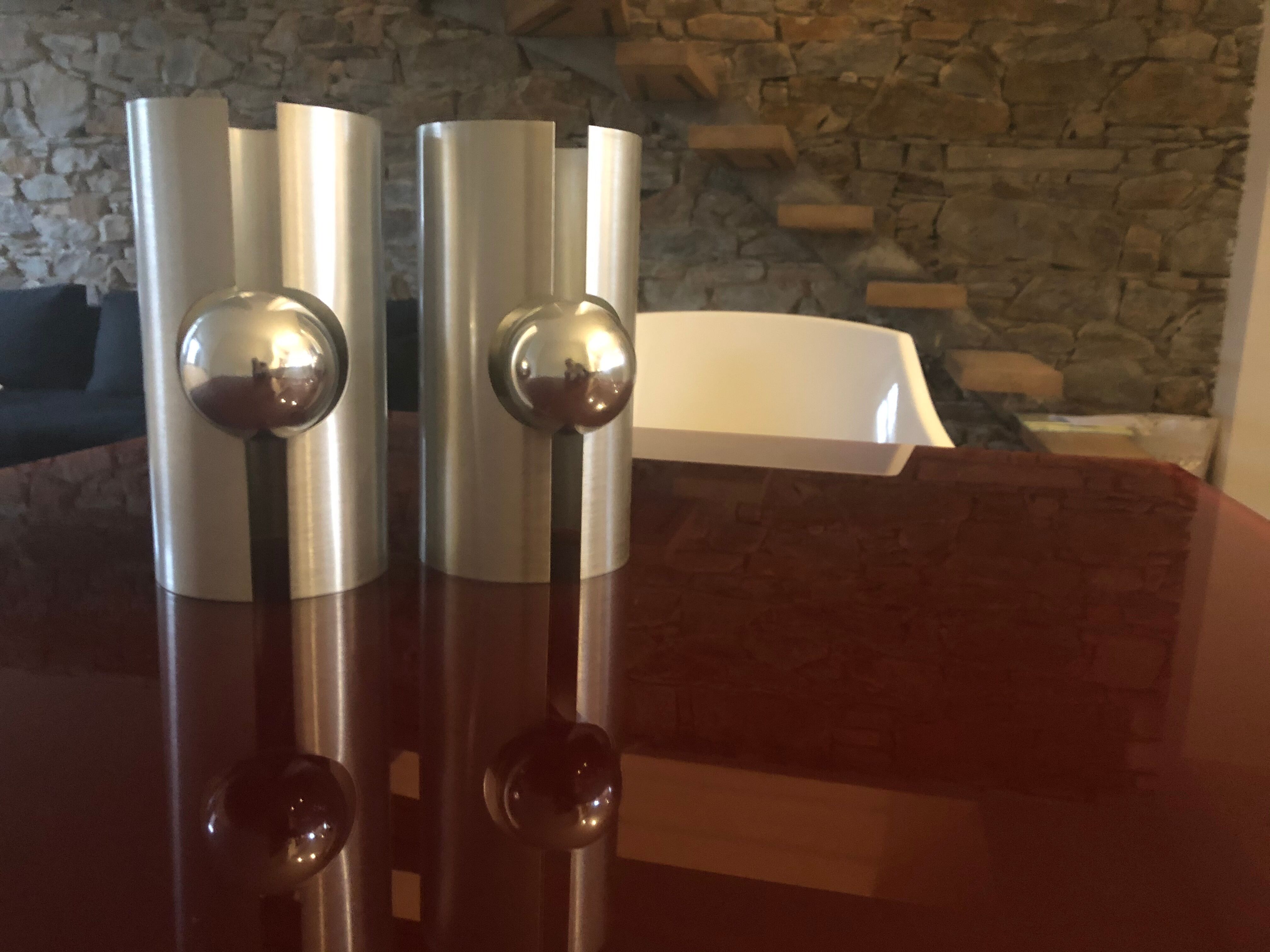 Chandelier set and Wall Lamps Space age