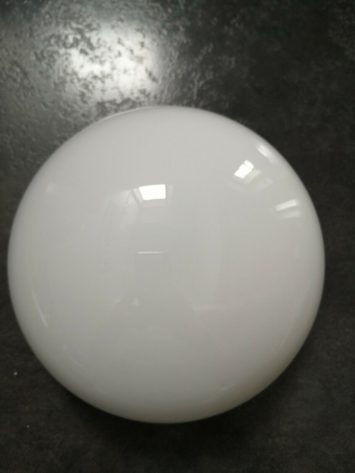 Lampshade ball 1/2 moon old opaline loft deco industrial