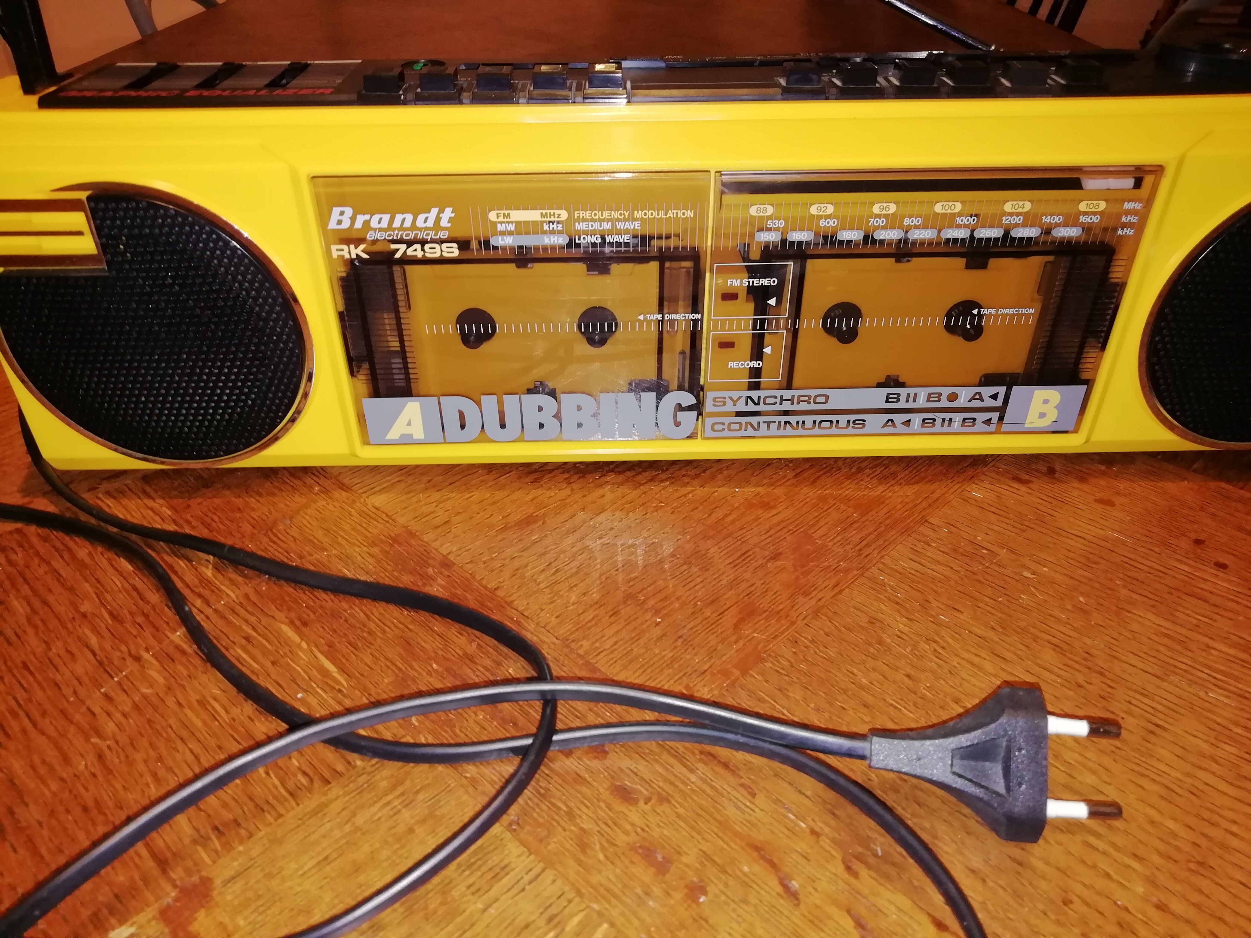 Ghetto blaster Brandt 80s