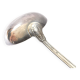 Empire ladle in silver metal SFAM - "Sans embarrass" model with winged shell laurel crown