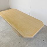 Vintage travertine dining table, 1970s
