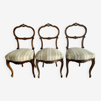 Set of 3 “pelota” chairs