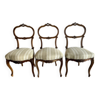 Set of 3 “pelota” chairs
