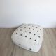 Berber pouf cover Béni Ouarain with black and white diamonds