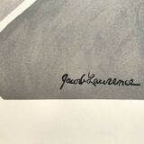 Lawrence jacob (1917-2000) olympische spiele münchen, 1972. original poster