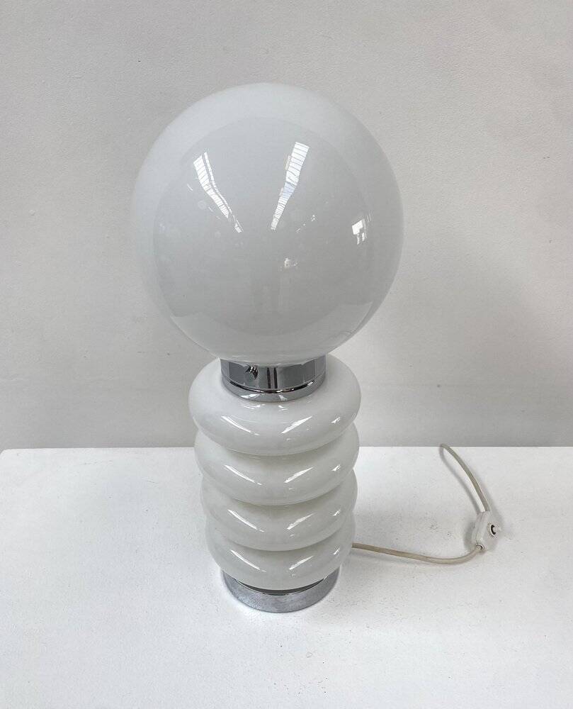 Vintage Italian Murano glass table lamp by Carlo Nason for AV Mazegga, 1960s