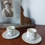 Set of 2 egg cups, Copenhagen decor