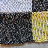 Wool patchwork blanket