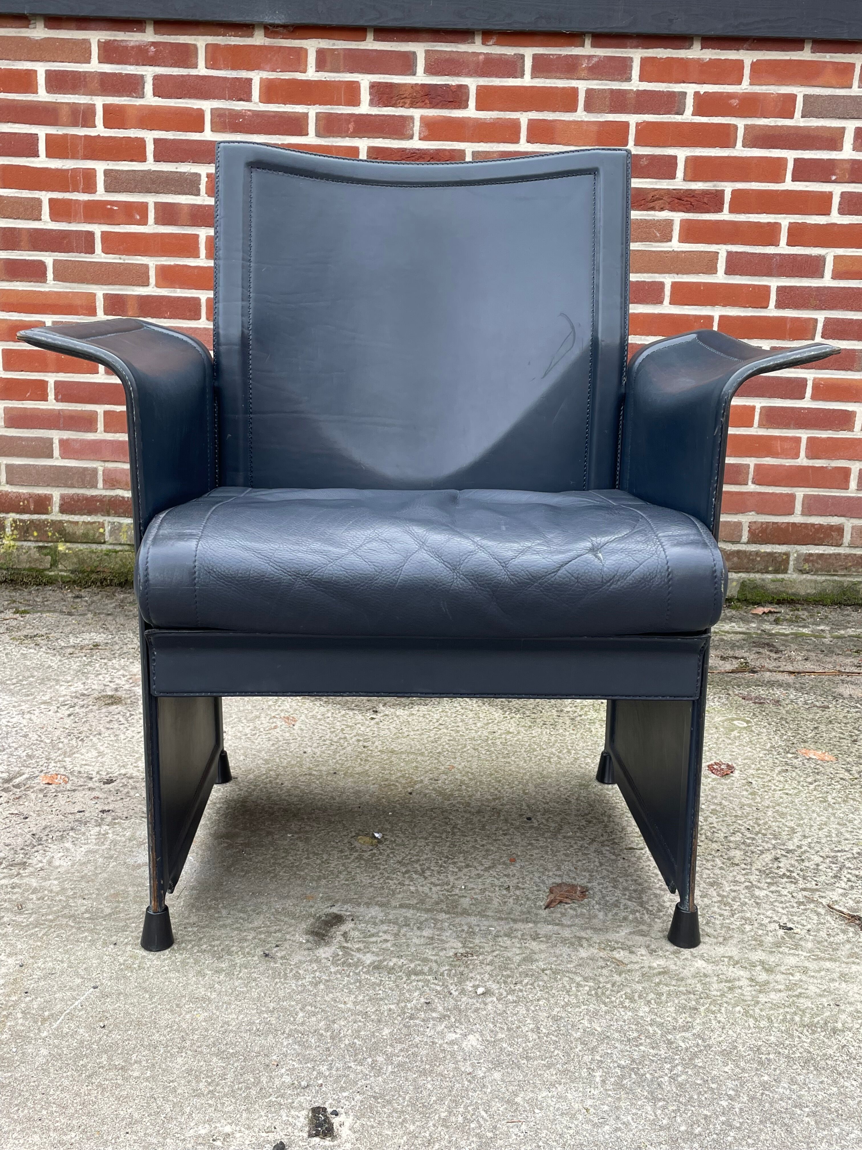 Vintage Tito Agnoli for Matteo Grassi dining chair Design