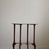 Danish side table / Pedestal with finely carved legs, early 20th century