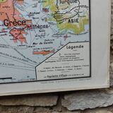 Old school map Vidal Lablache 312 Political and geographical Europe