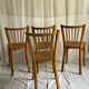 Lot de 4 chaises bistrot Baumann