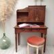 Secretary carved wood