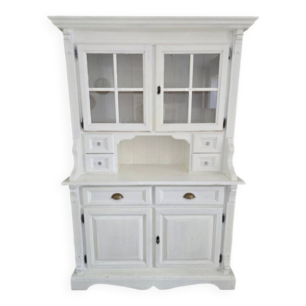 Magnifique commode en bois vintage / buffet de cuisine (Provence et Shabby Chic)