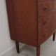 Commode en teck, design danois, années 60, fabriquée au Danemark