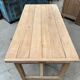 Butcher's table in solid beech wood