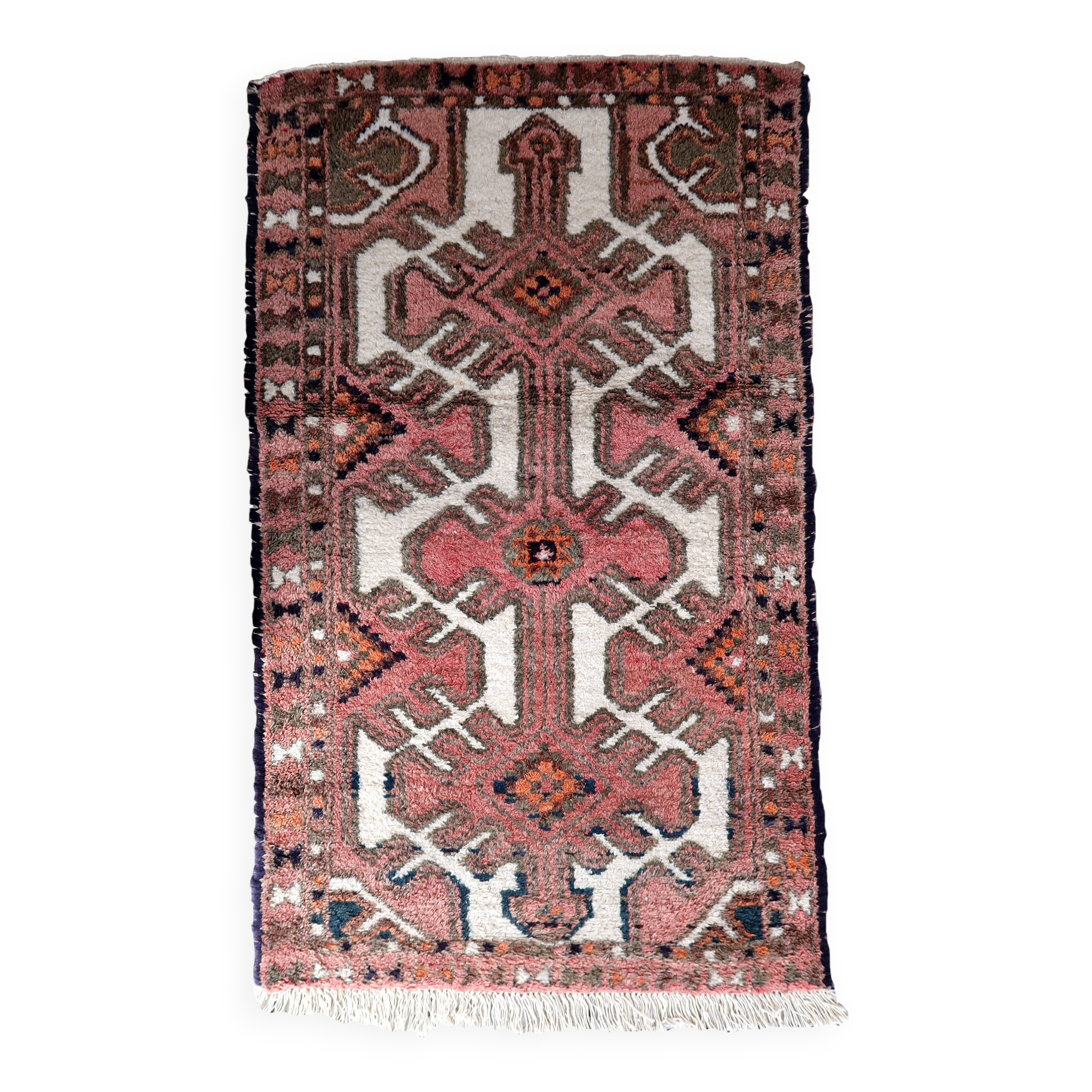 Tapis Vintage Hamadan Fait Main – 72 x 121 cm - 1C1020